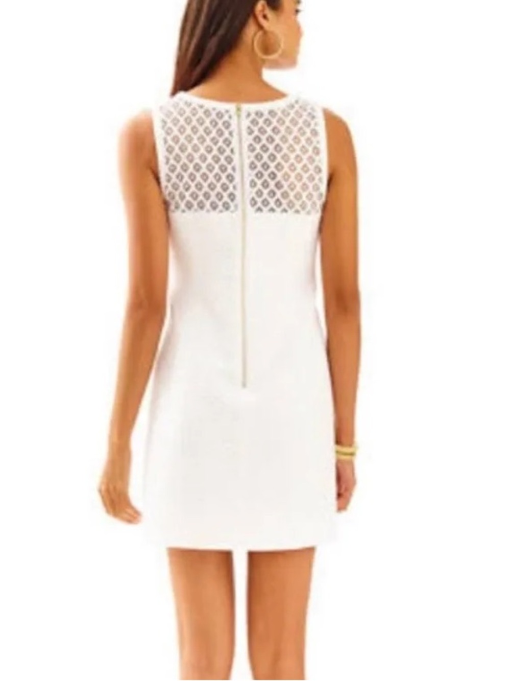 Lilly Pulitzer White Vandalia Shift Dress Size 4-NWOT - Picture 2 of 11
